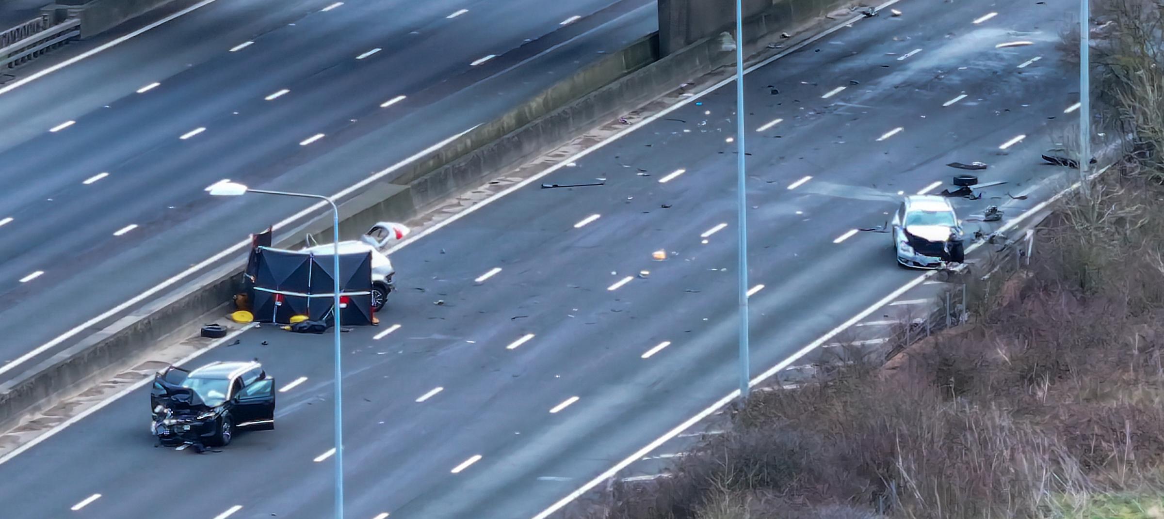 M25 fatal crash: Man charged after two killed in collision