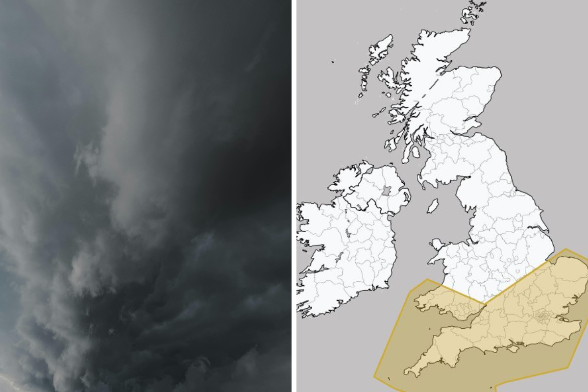 Tornado warning for Hertfordshire as rain batters region