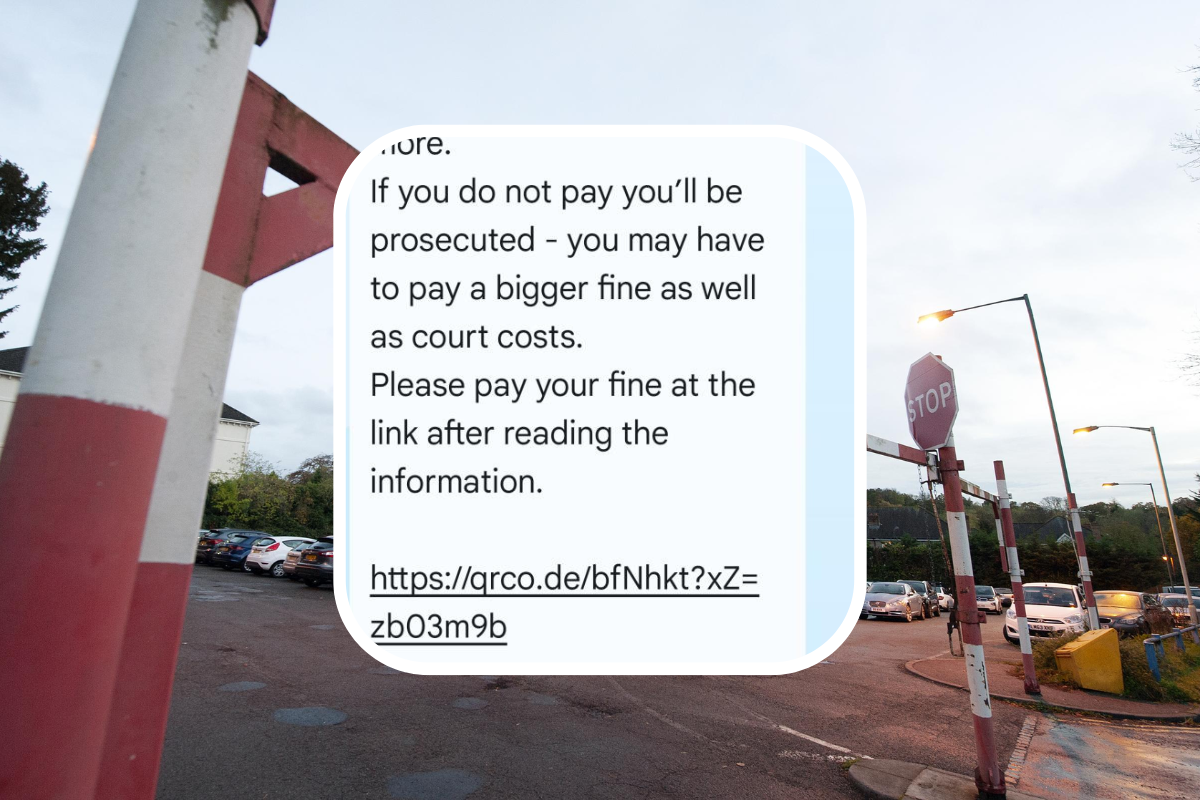 Warning as 'worried' residents targeted by scam parking charge texts