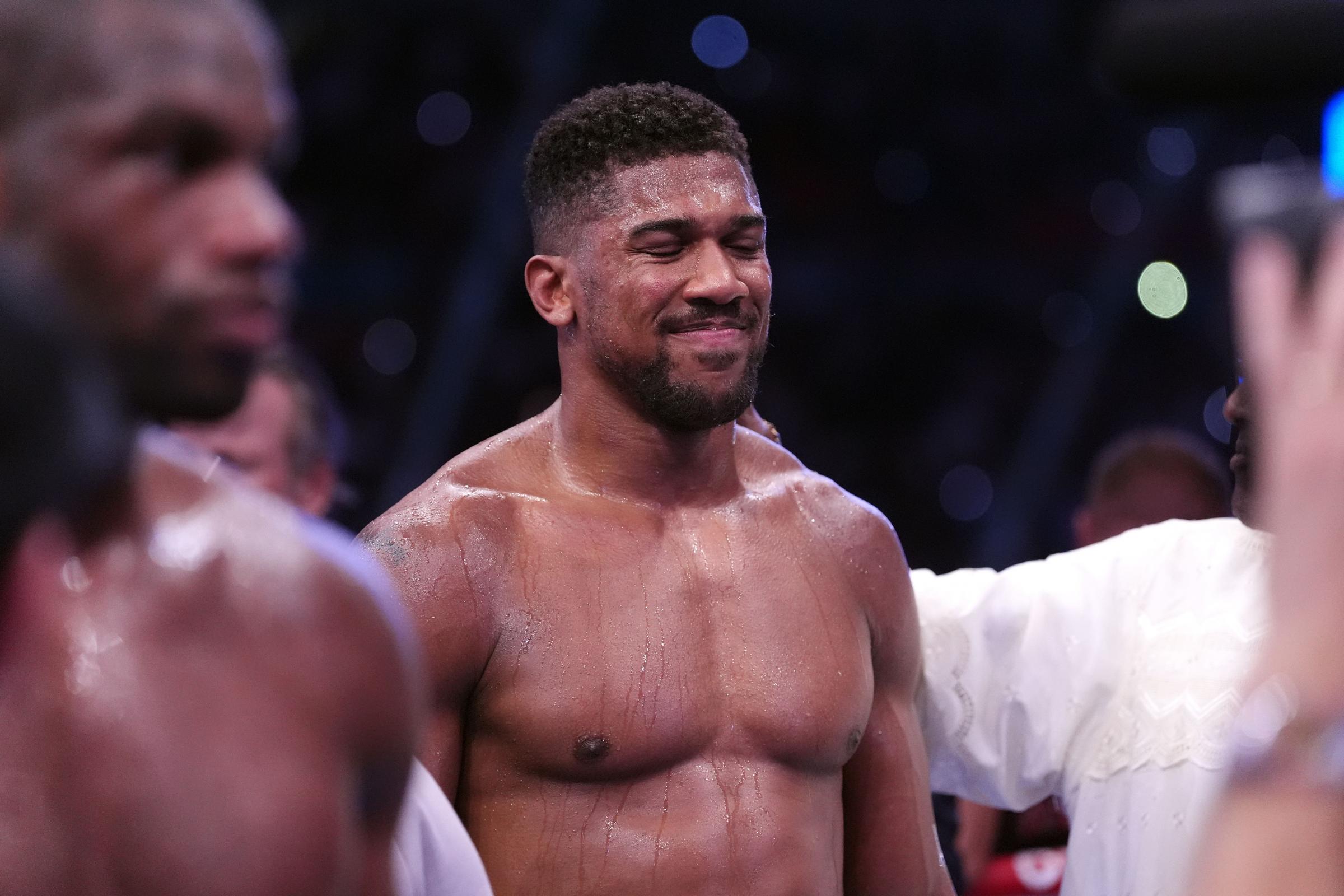 Anthony Joshua says his ‘rollercoaster journey’ in boxing is far from over