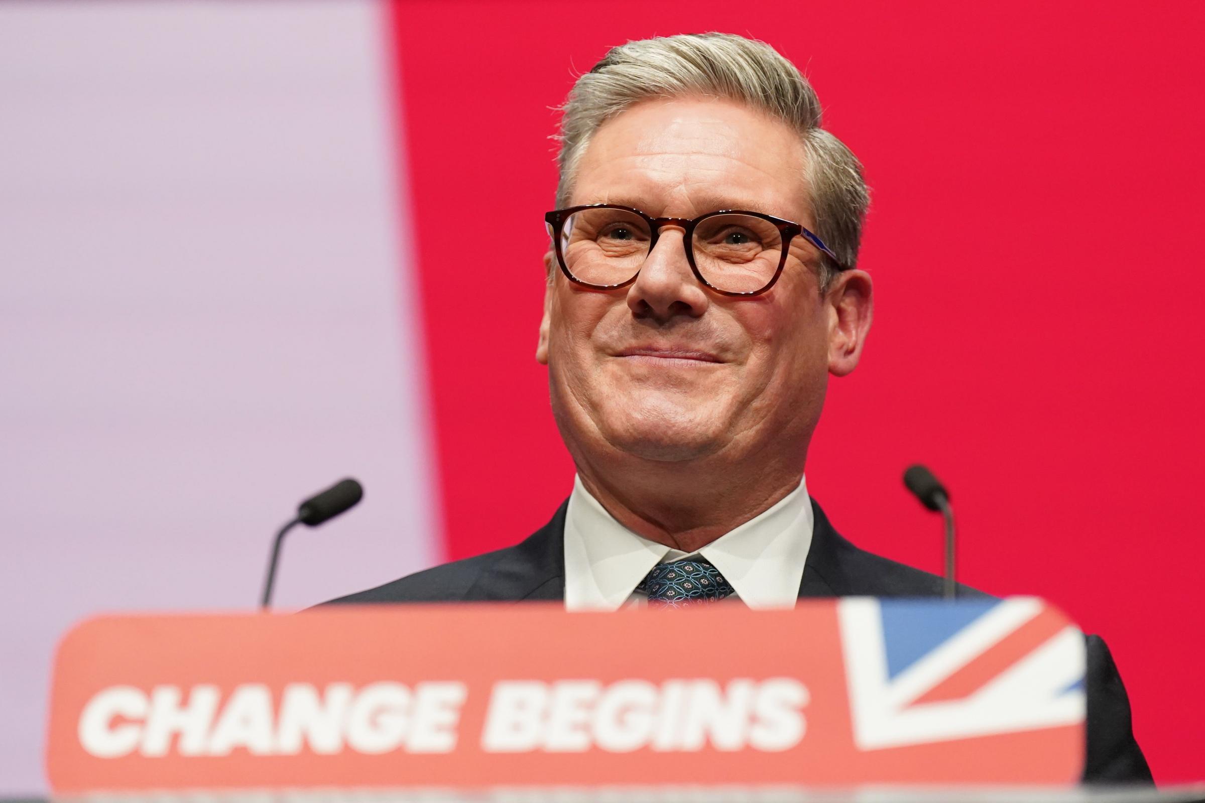 Keir Starmer sets out plan for ‘national renewal’ in Labour conference speech