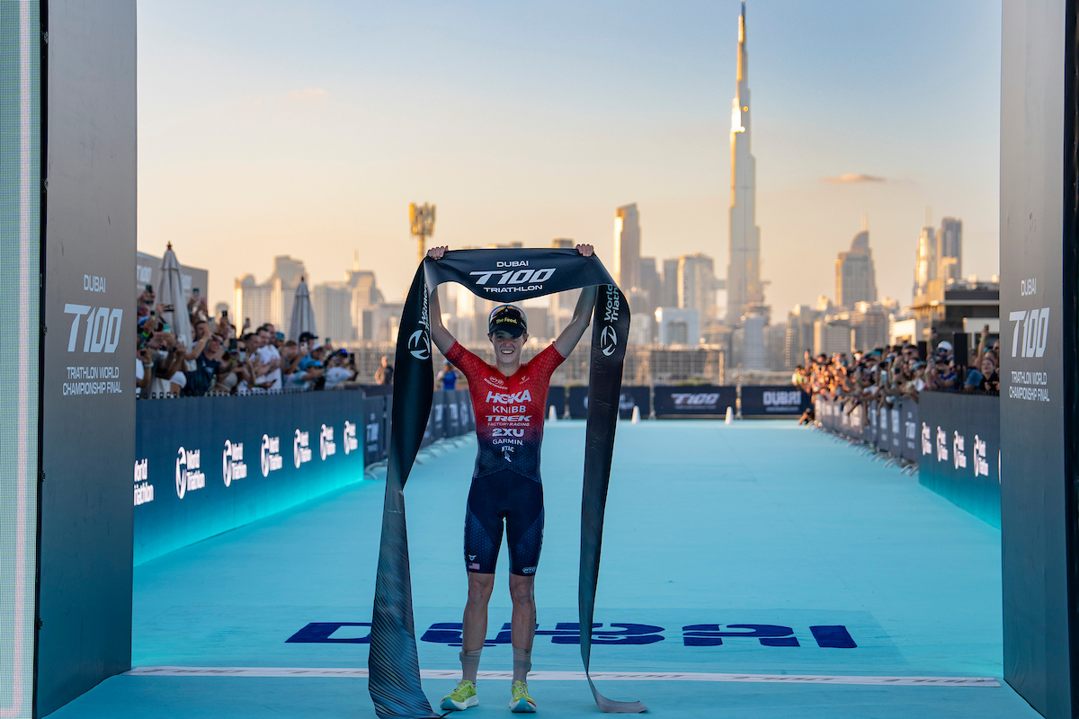 Knibb storms to T100 Triathlon title with dominant performance