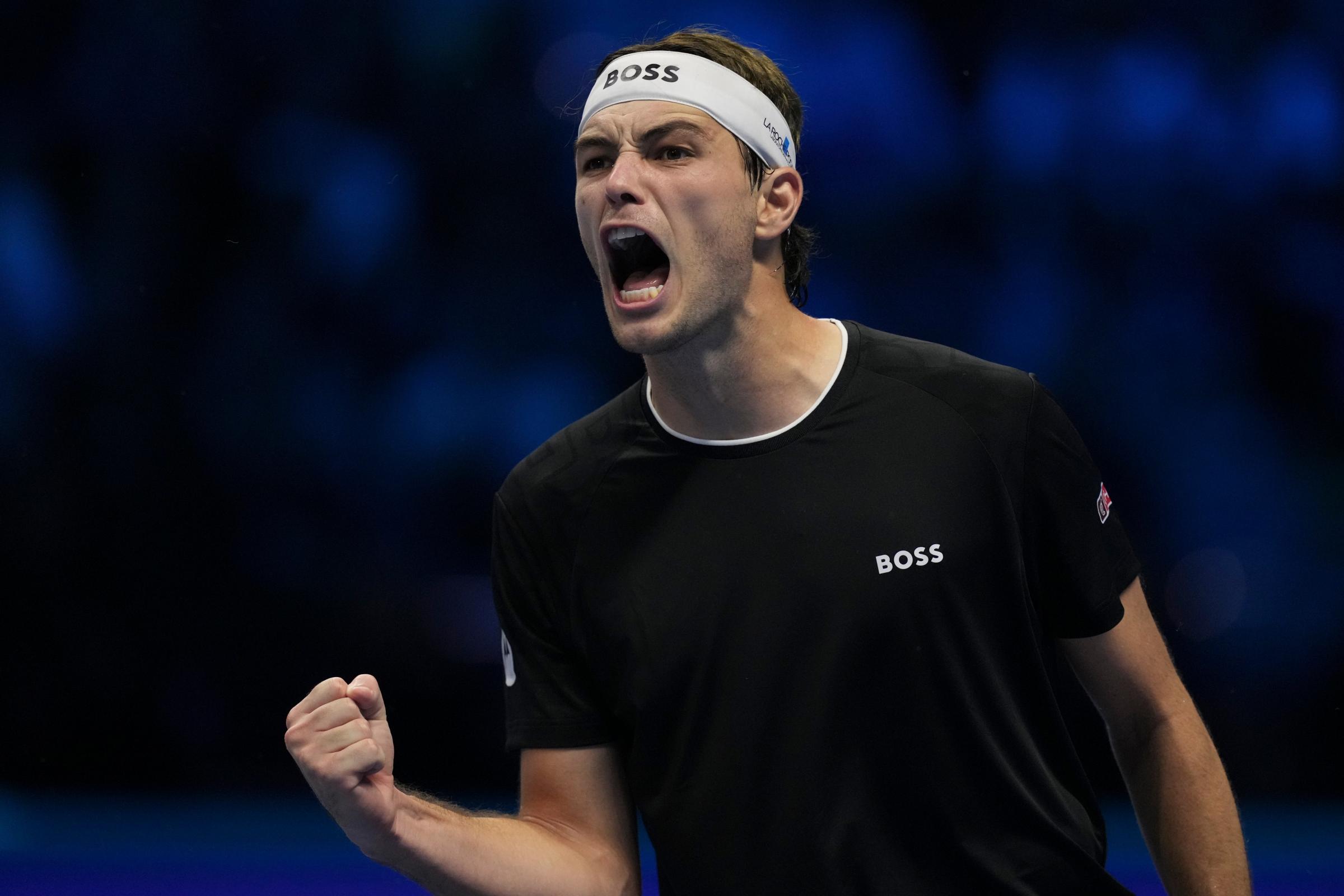 Taylor Fritz edges out Alexander Zverev in last-four clash at ATP Finals