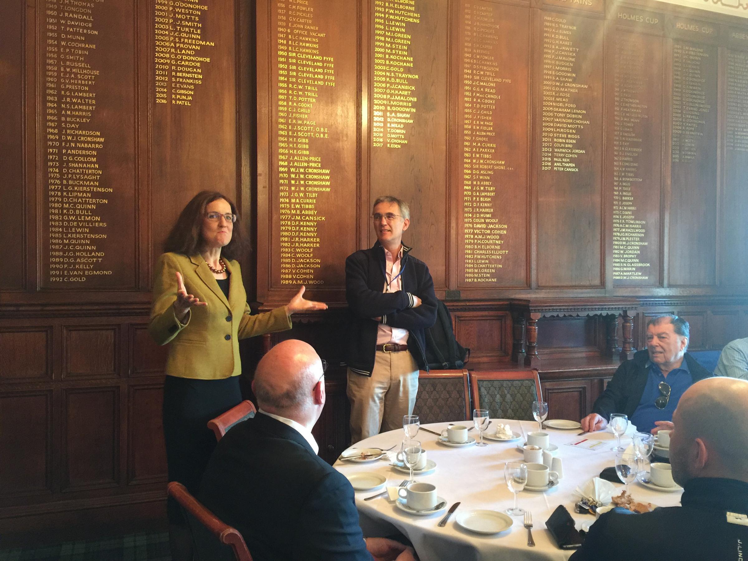 Theresa Villiers Mp Joins Age Uk Charity Golf Day Borehamwood Times